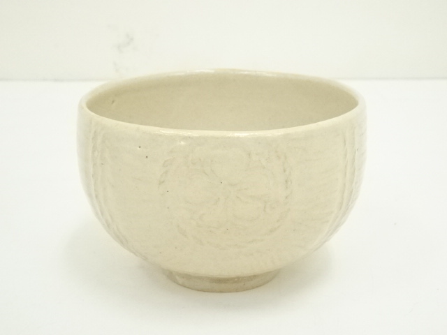 道具 ] - 道具 紀州焼 葵窯 寒川栖豊造 俵形茶碗（共箱） | ネット